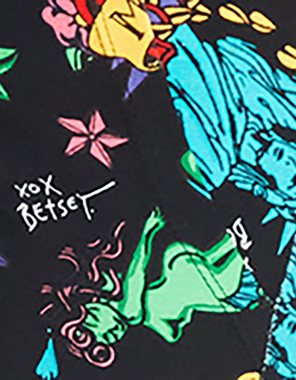 80TH BASH CROPPED PUFF SLEEVE TOP TATTOO | RE:LUV - Image 8