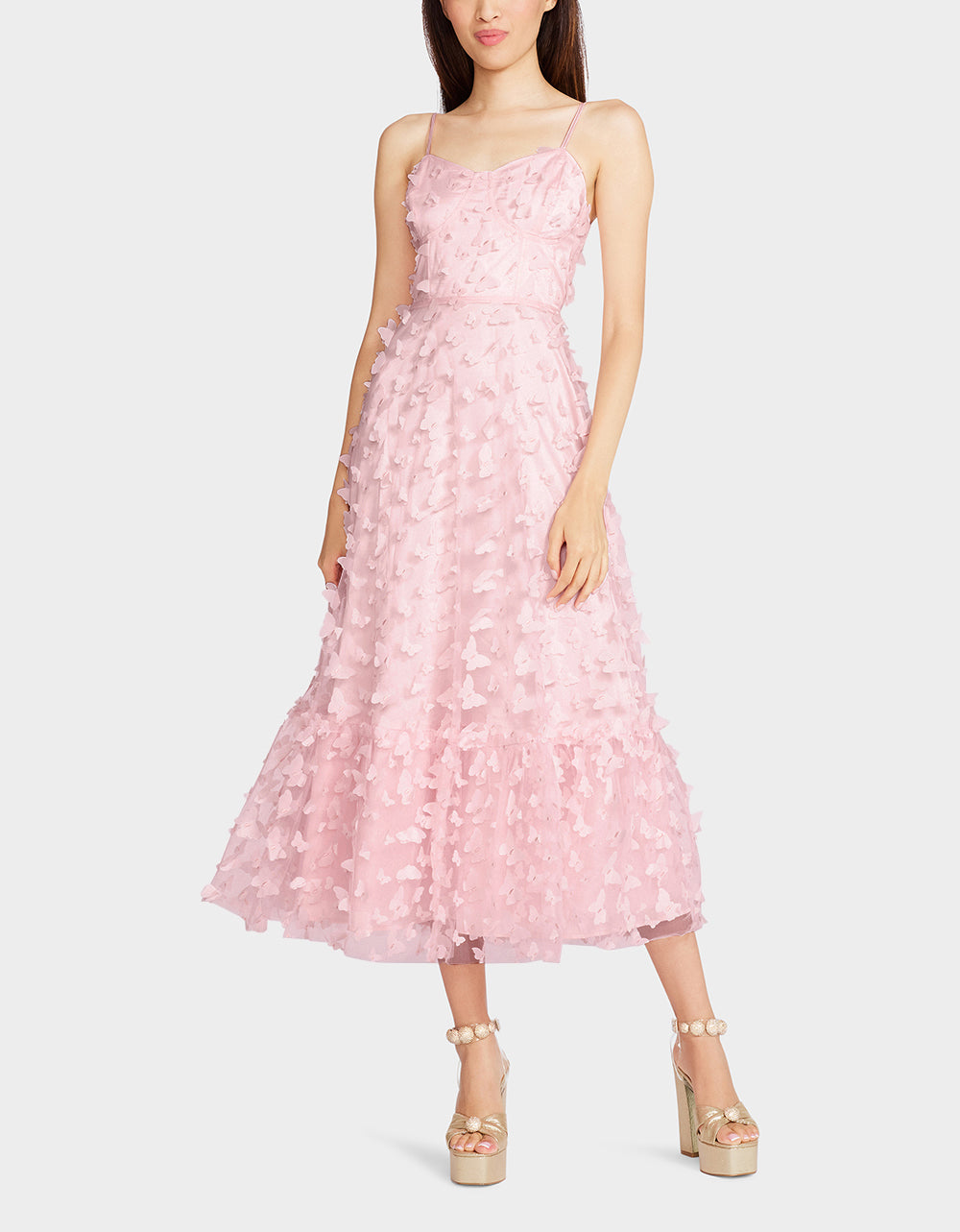 BETSEYS BUTTERFLY MAXI DRESS PINK | RE:LUV - Image 6
