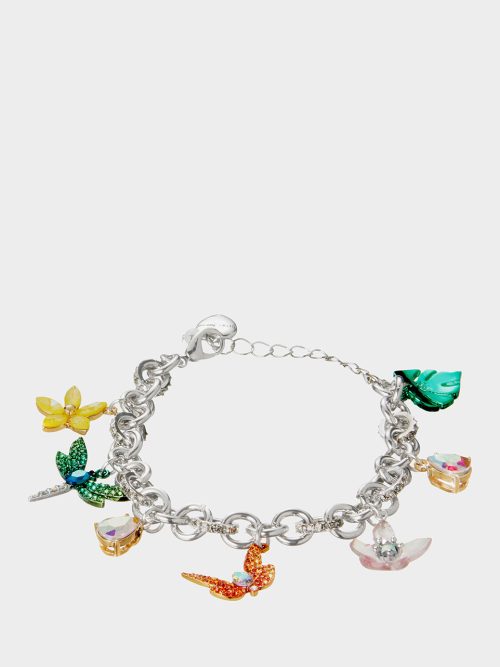 GARDEN GLAM DRAGONFLY GARDEN CHARM BRACELET MULTI
