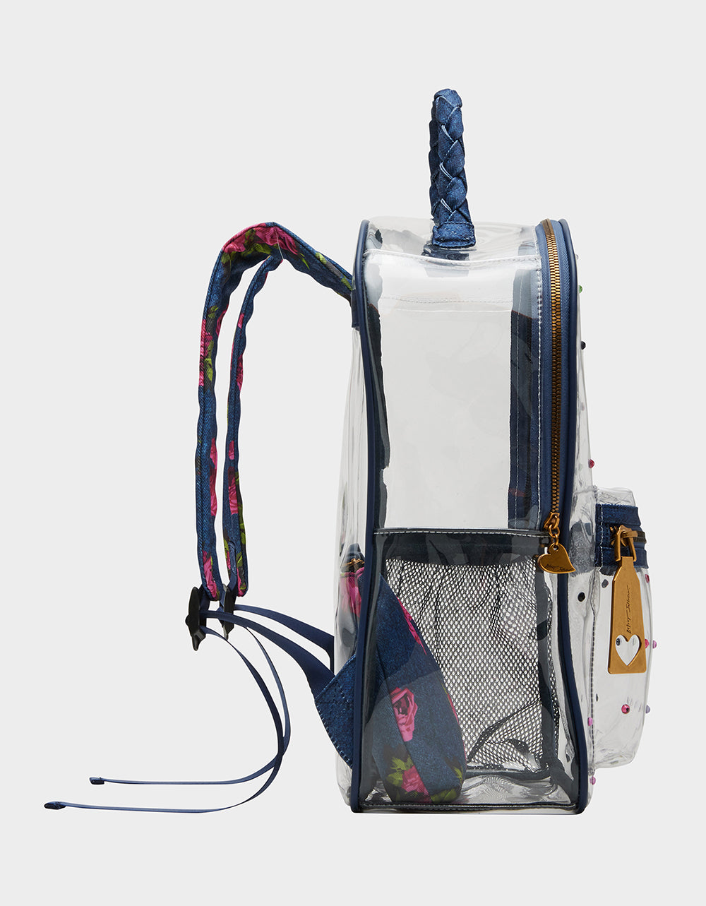 LARGE CLEAR BACKPACK DENIM - Image 6