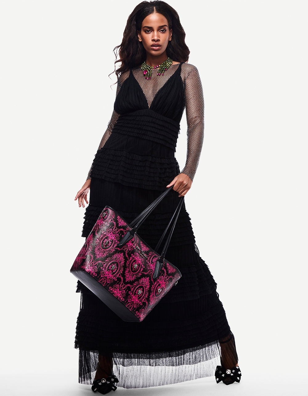 RICH WITCH BIB NECKLACE GREEN - Image 6