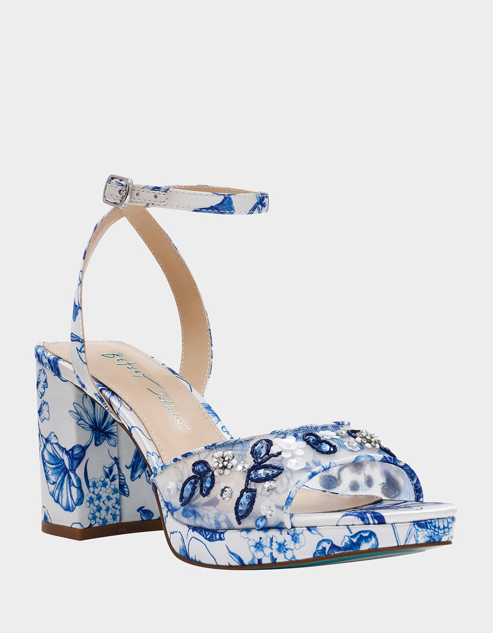 BRODY WHITE/BLUE FLORAL - Image 2