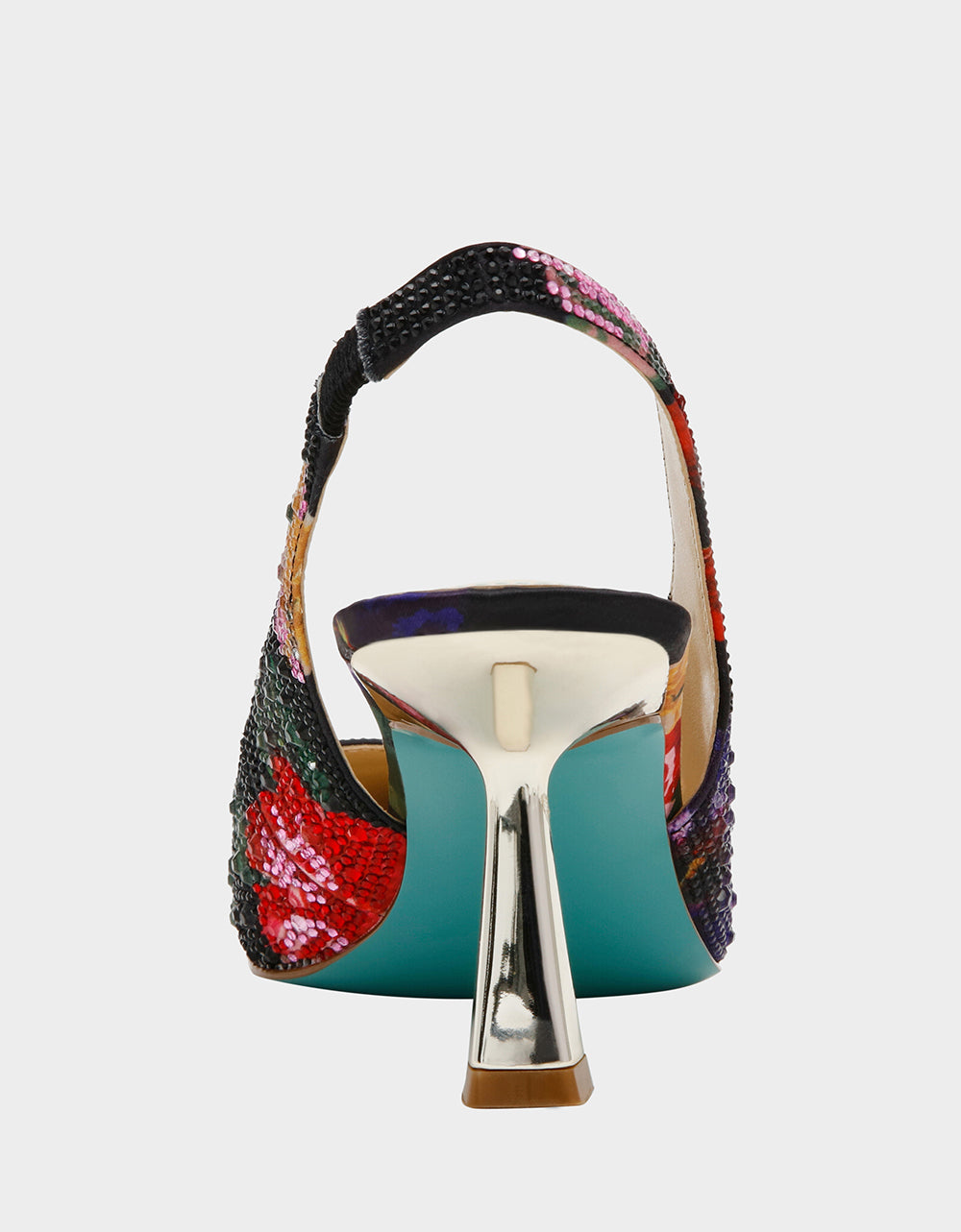 CLARK HEELS BLACK FLOWER MULTI - Image 6