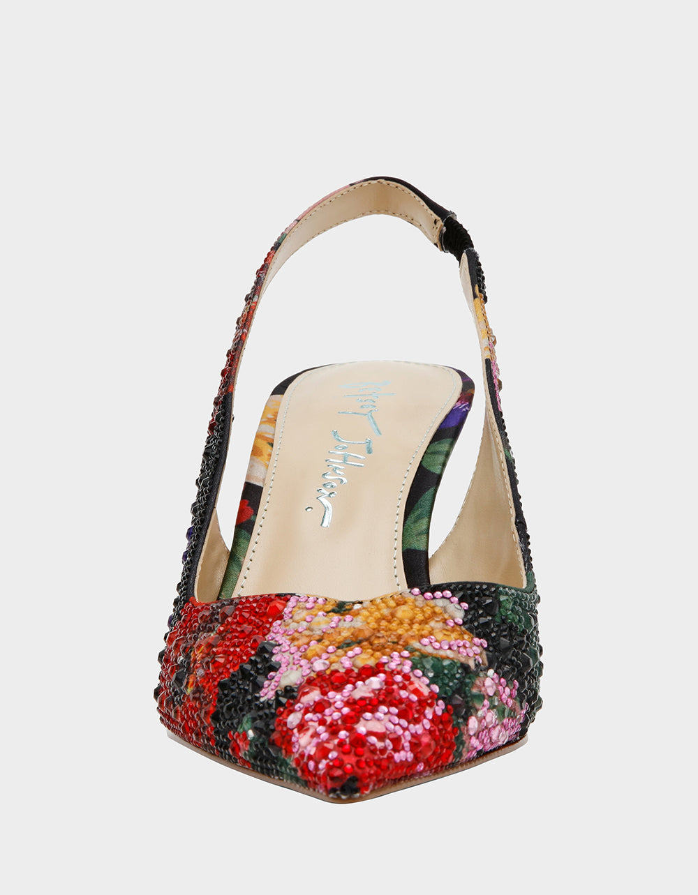 CLARK HEELS BLACK FLOWER MULTI - Image 4