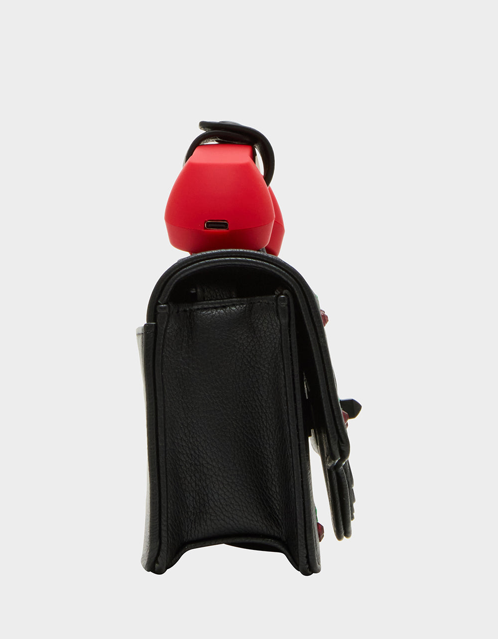 KITSCH CHERRY MINI PHONE BAG RED BLACK - Image 4