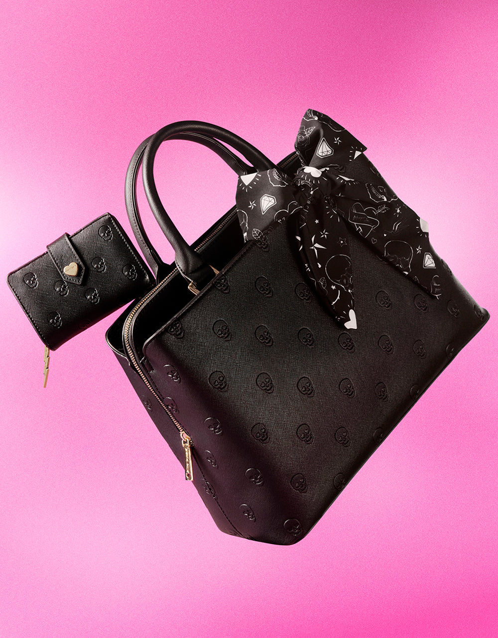 SKULLICIOUS SATCHEL BLACK - Image 13