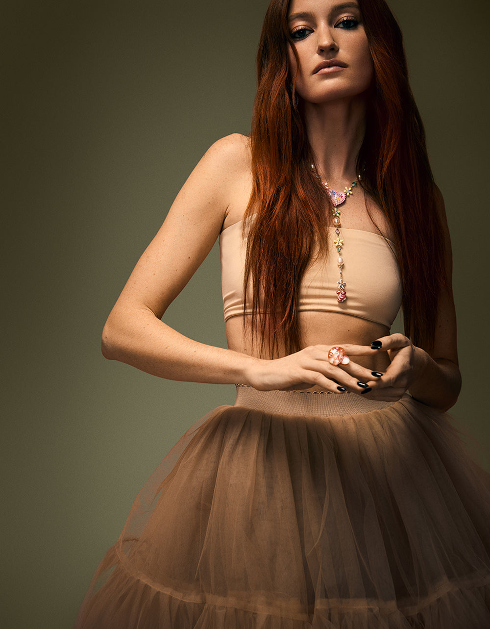 HOP TO IT FLOWER EGG Y NECKLACE MULTI - Image 5