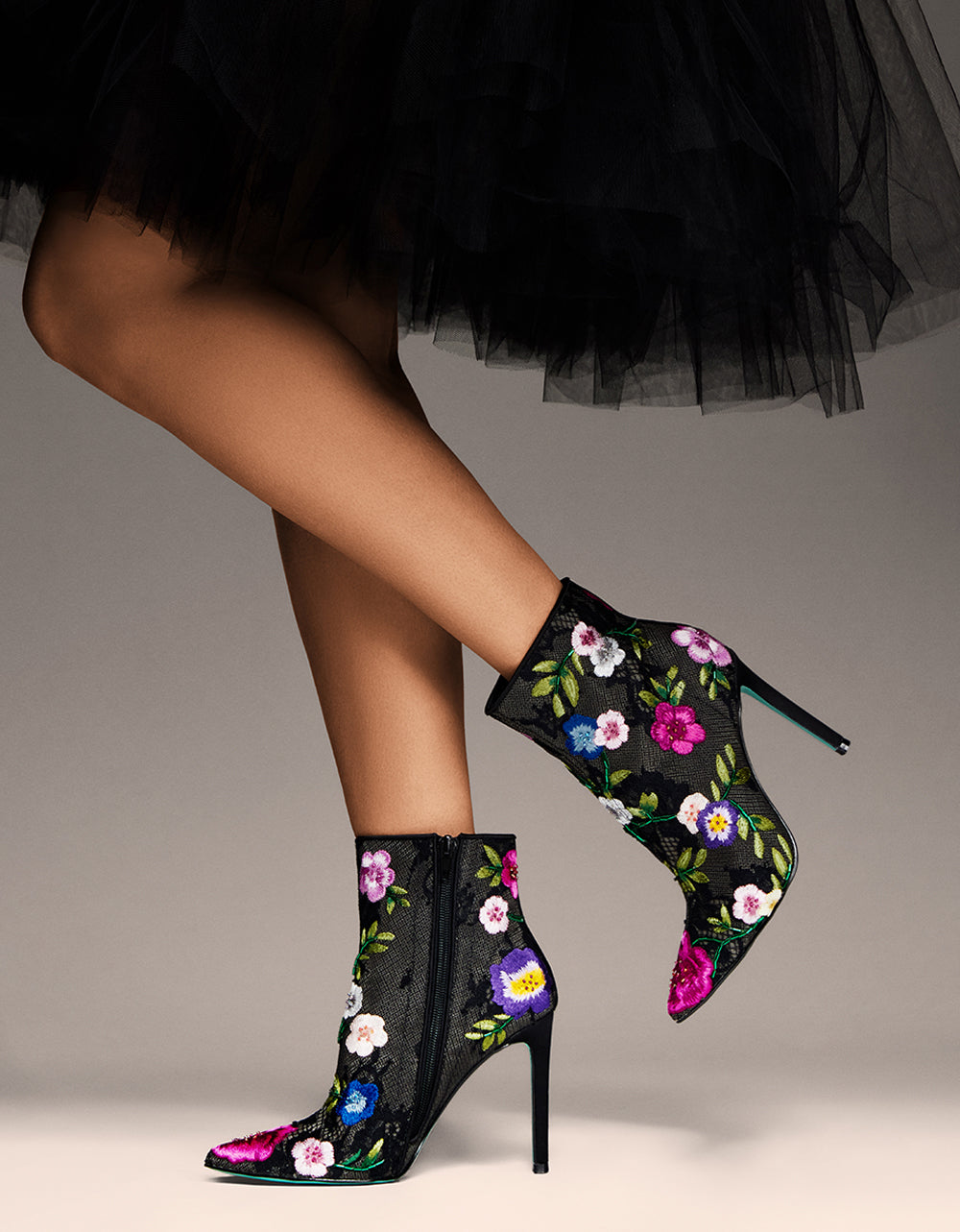 ANITA BLACK MULTI FLORAL - Image 2