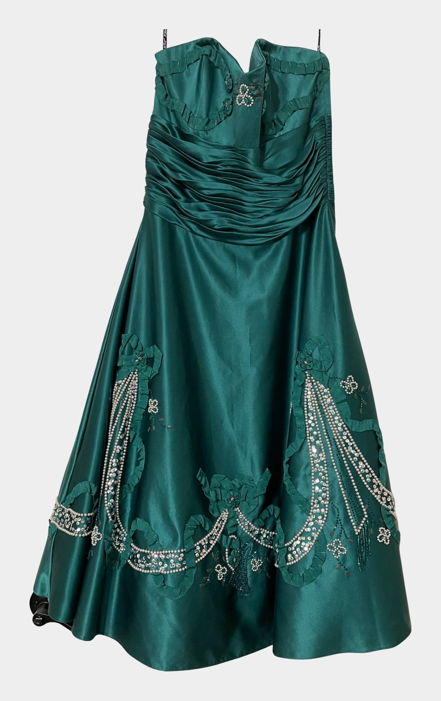 Dark Green Party Dress! | RE:LUV